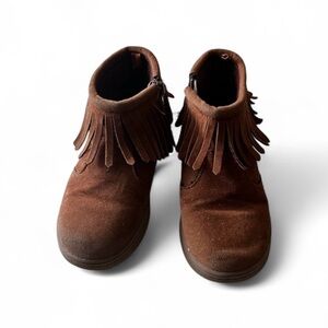 Carter's Brown Suede Fringe Boots